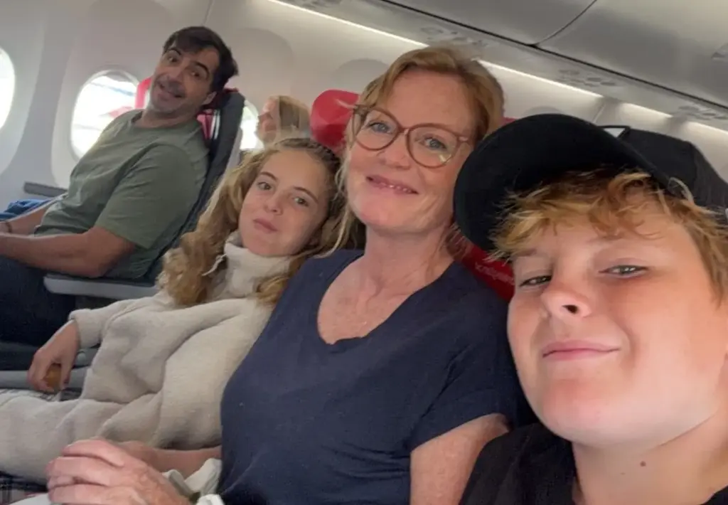 På väg med flyg till Fuengirola